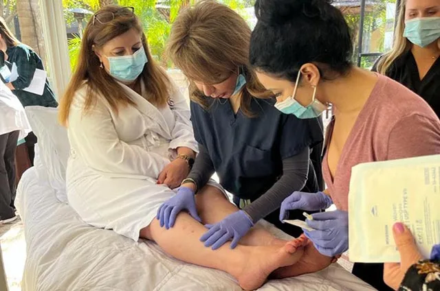 sclerotherapy training treatment using 1064nm Nd Yag Laser